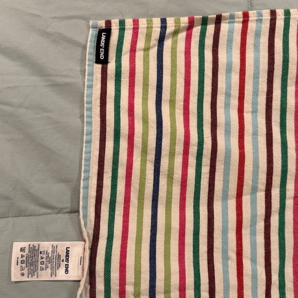 Bundle of Two Lands' End Vibrant Tartan Dog Scarfs - Picture 9 of 9